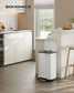 30L Trash Bin White FredCo