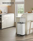 30L Trash Bin White FredCo