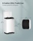 30L Trash Bin White FredCo