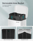 30L Trash Bin White FredCo