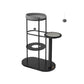 31"L x 17"W x 44"H Modern Cat Tree Classic Black FredCo