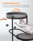 31"L x 17"W x 44"H Modern Cat Tree Classic Black FredCo