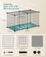 32.5''L x 16''W x 16''H Small Animal Playpen with Top and Base FredCo