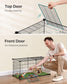 32.5''L x 16''W x 16''H Small Animal Playpen with Top and Base FredCo