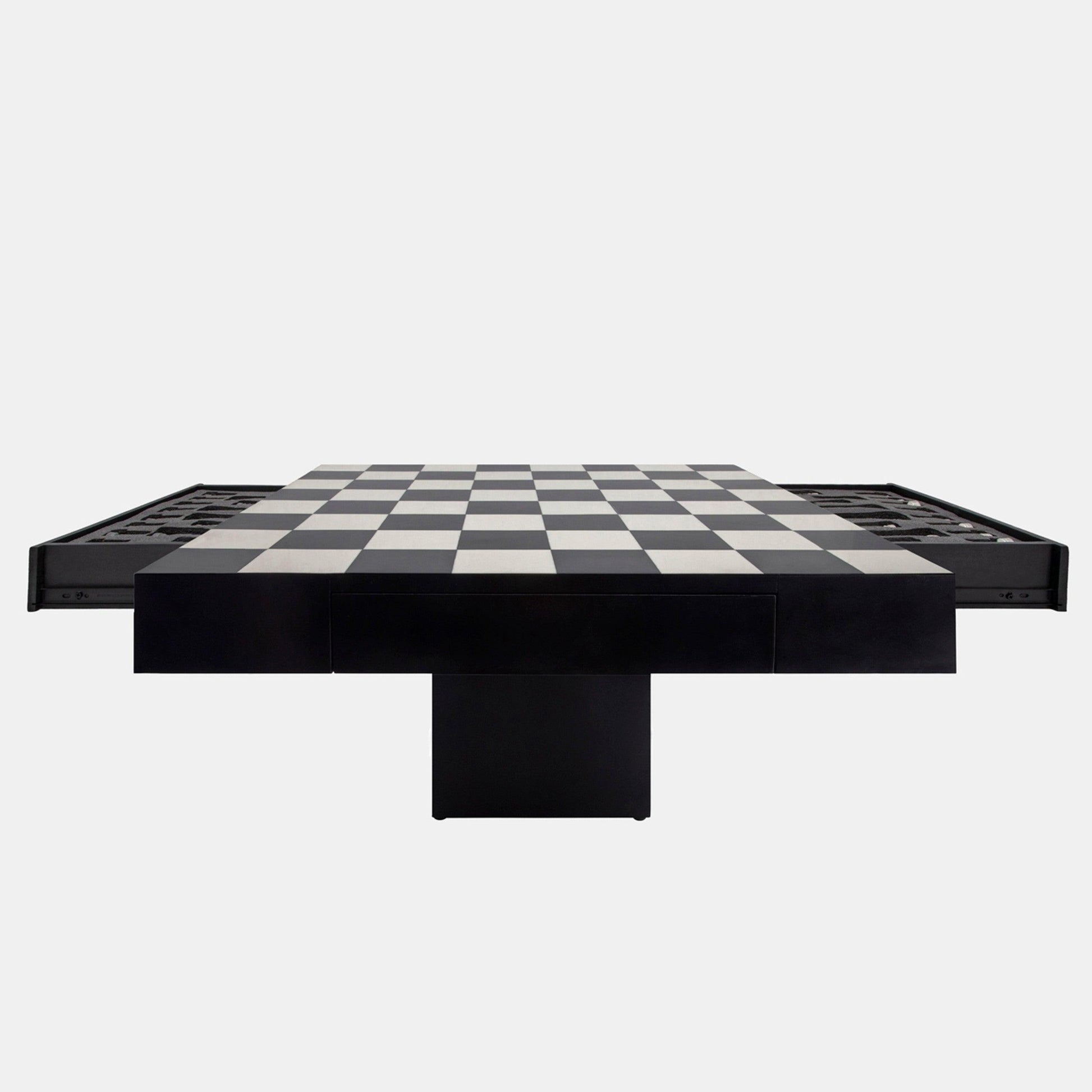 32 x 32 Black/White Chess Board Game Table 15683 Sagebrook Home FredCo