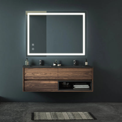 32x24inch Bathroom Led Classy Vanity Mirror with focused backplane FredCo