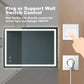 32x24inch Bathroom Led Classy Vanity Mirror with focused backplane FredCo