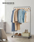 35.8" Wide Clothes Rack on Wheels Slate Gray FredCo