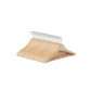 36-Pack Wooden Hangers Natural Beige FredCo