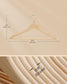 36-Pack Wooden Hangers Natural Beige FredCo