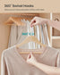 36-Pack Wooden Hangers Natural Beige FredCo