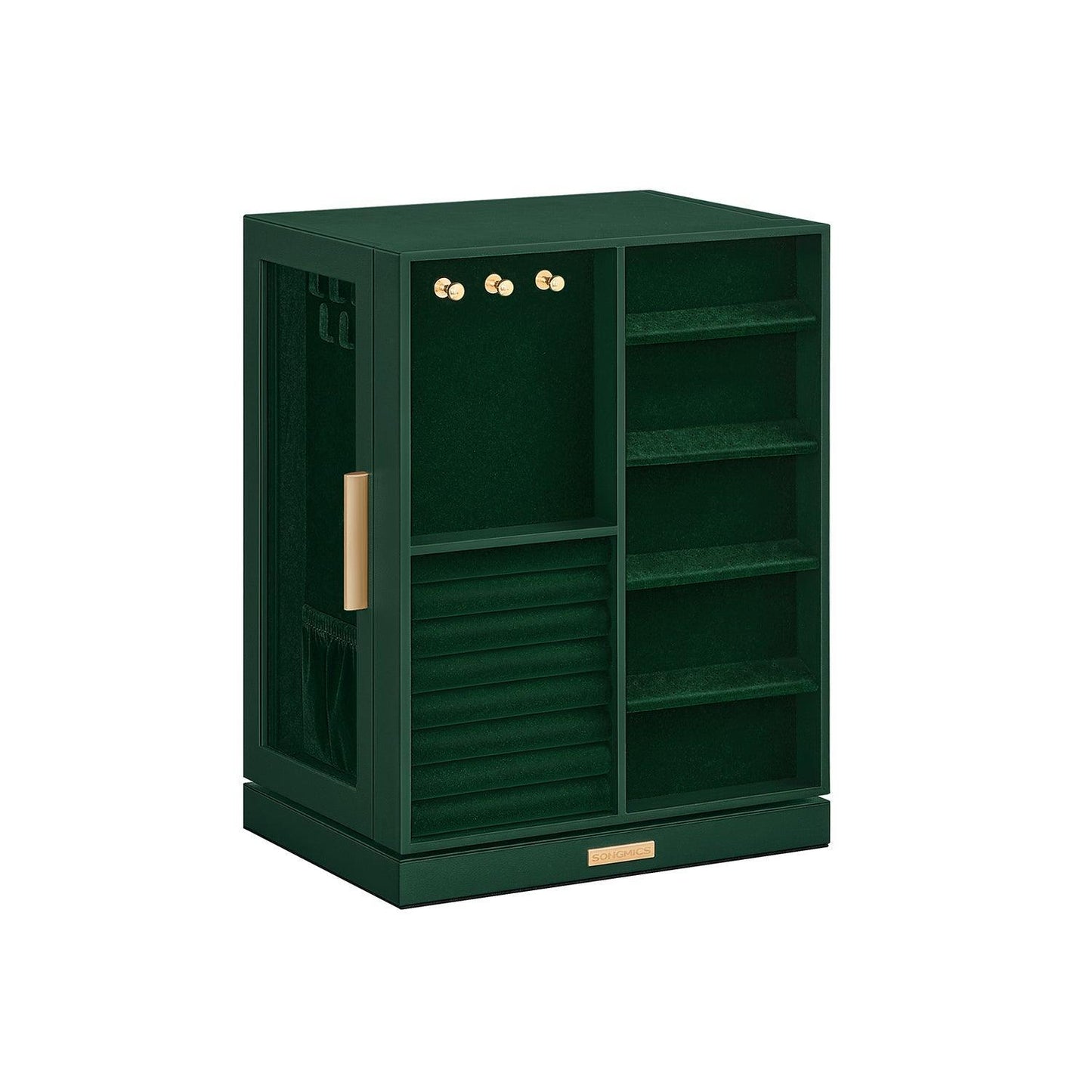 360° Rotating Jewellery Box Green FredCo