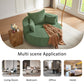 360° Swivel Chair Accent Barrel Chair Swivel Round Sofa Chair Green FredCo