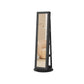 360° Swivel Jewelry Cabinet, Lockable Jewelry Organizer with Full-Length Mirror FredCo
