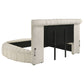 Sonya 5-piece Upholstered Eastern King Bedroom Set Ivory