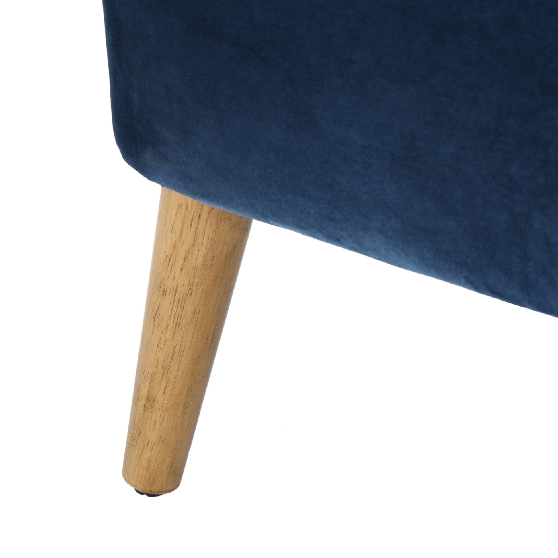 Accent Chair, Club Armchair, Modern Reading Chair, Antique Navy Blue Altay Velvet FredCo