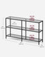 39.4'' Console Table with 3 Shelves FredCo