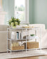 39.4 Inch Console Table with 3 Shelves FredCo