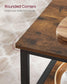 39.4 Inches Kitchen Shelf with Large Worktop Brown FredCo