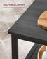 39.4 Inches Kitchen Shelf with Large Worktop Ebonised Oak FredCo