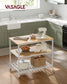 39.4 Inches Kitchen Shelf with Large Worktop Oak FredCo