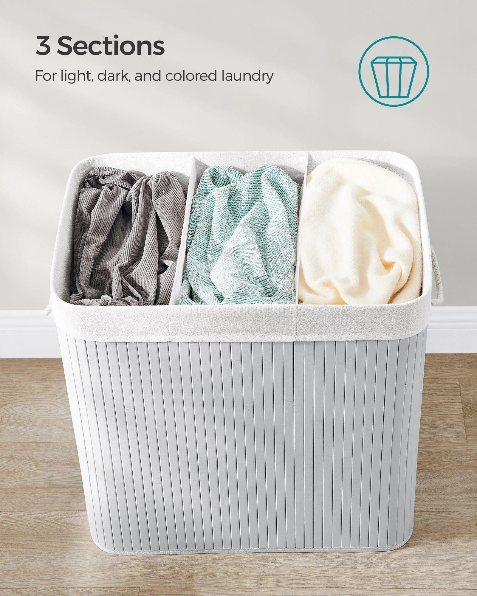 39.6 Gallons Laundry Hamper with Lid FredCo