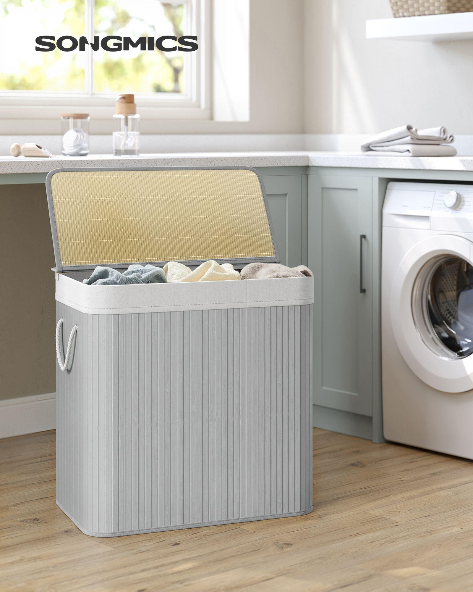 39.6 Gallons Laundry Hamper with Lid FredCo