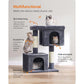 39.8-Inch Cat Tree Smoky Gray FredCo
