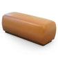 Kelvin Vegan Tan Leather Bench FredCo