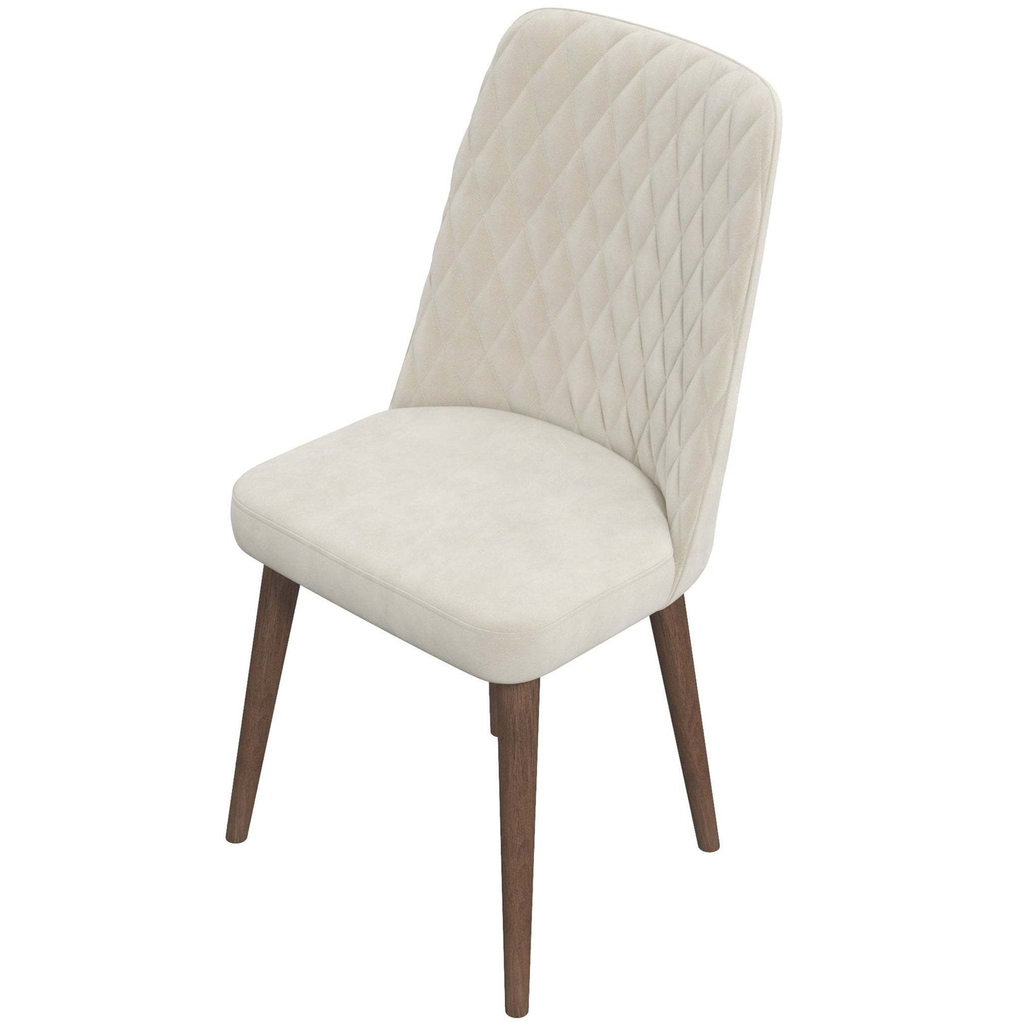 Premium Katie Mid-Century Modern Velvet Dining Chair Set - Elegant Design, Durable Velvet, Solid Wood Frame for Home Kitchen FredCo