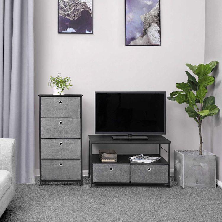 4 Fabric Drawers Cabinet FredCo