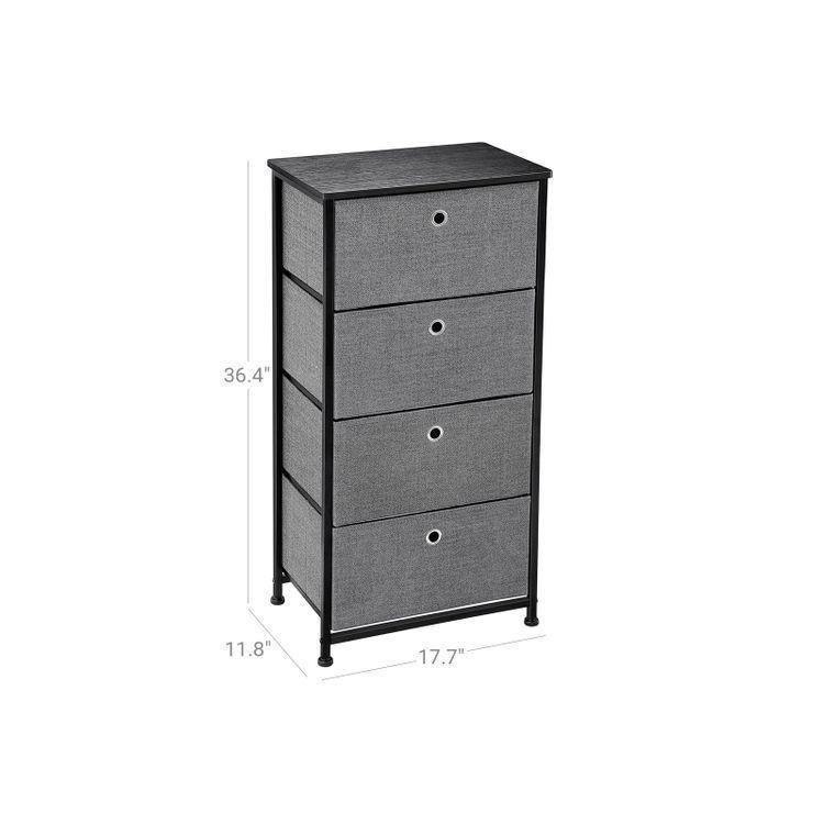 4 Fabric Drawers Cabinet FredCo
