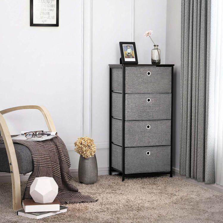4 Fabric Drawers Cabinet FredCo