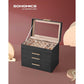 4-Layer Jewelry Box with Glass Lid FredCo