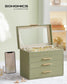 4-Layer Jewelry Organizer Green FredCo