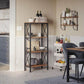 4 Open Shelves Bookcase FredCo