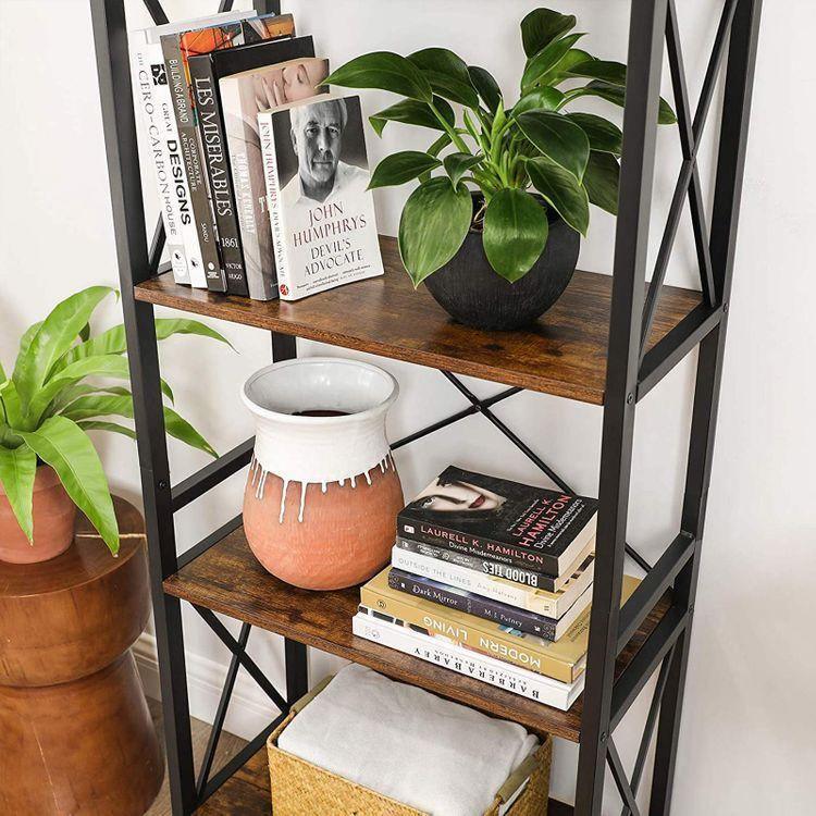 4 Open Shelves Bookcase FredCo