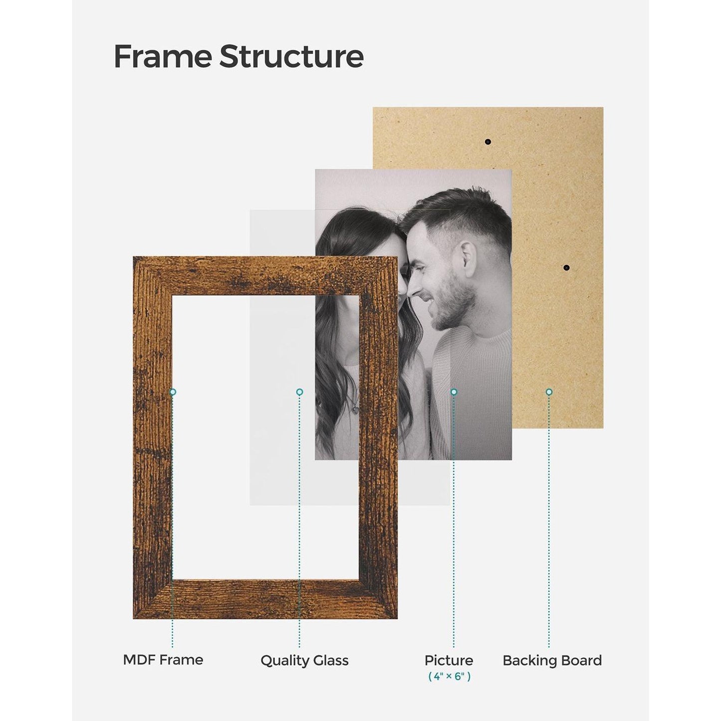 4-Pack Photo Collage Frame FredCo