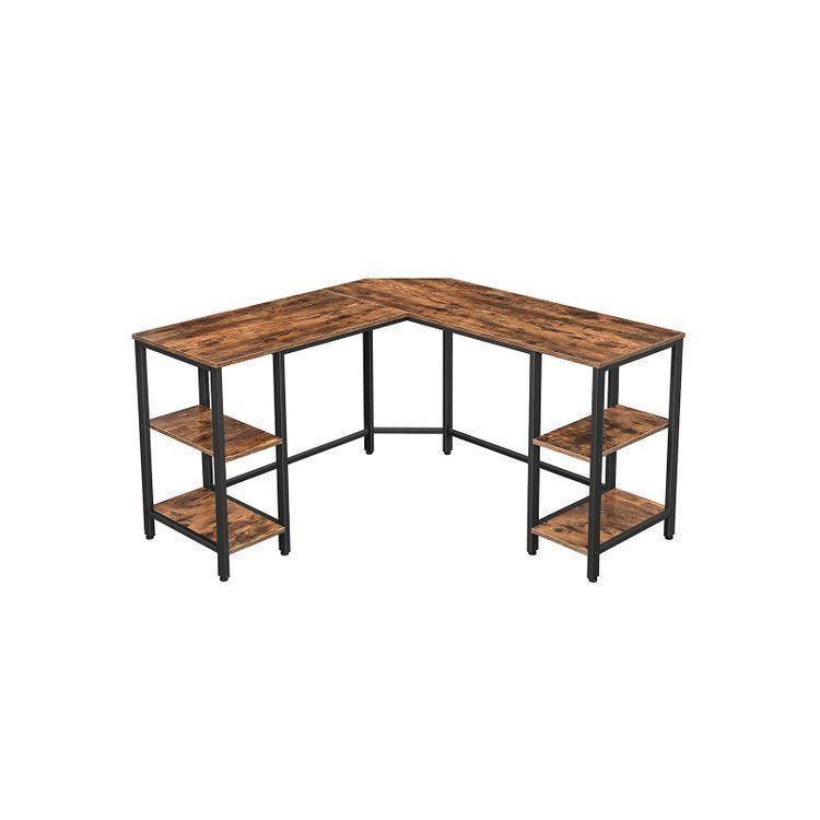 4 Shelves Computer Desk FredCo