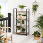4-Tier Bookcase with Steel Frame FredCo