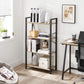 4-Tier Bookcase with Steel Frame FredCo