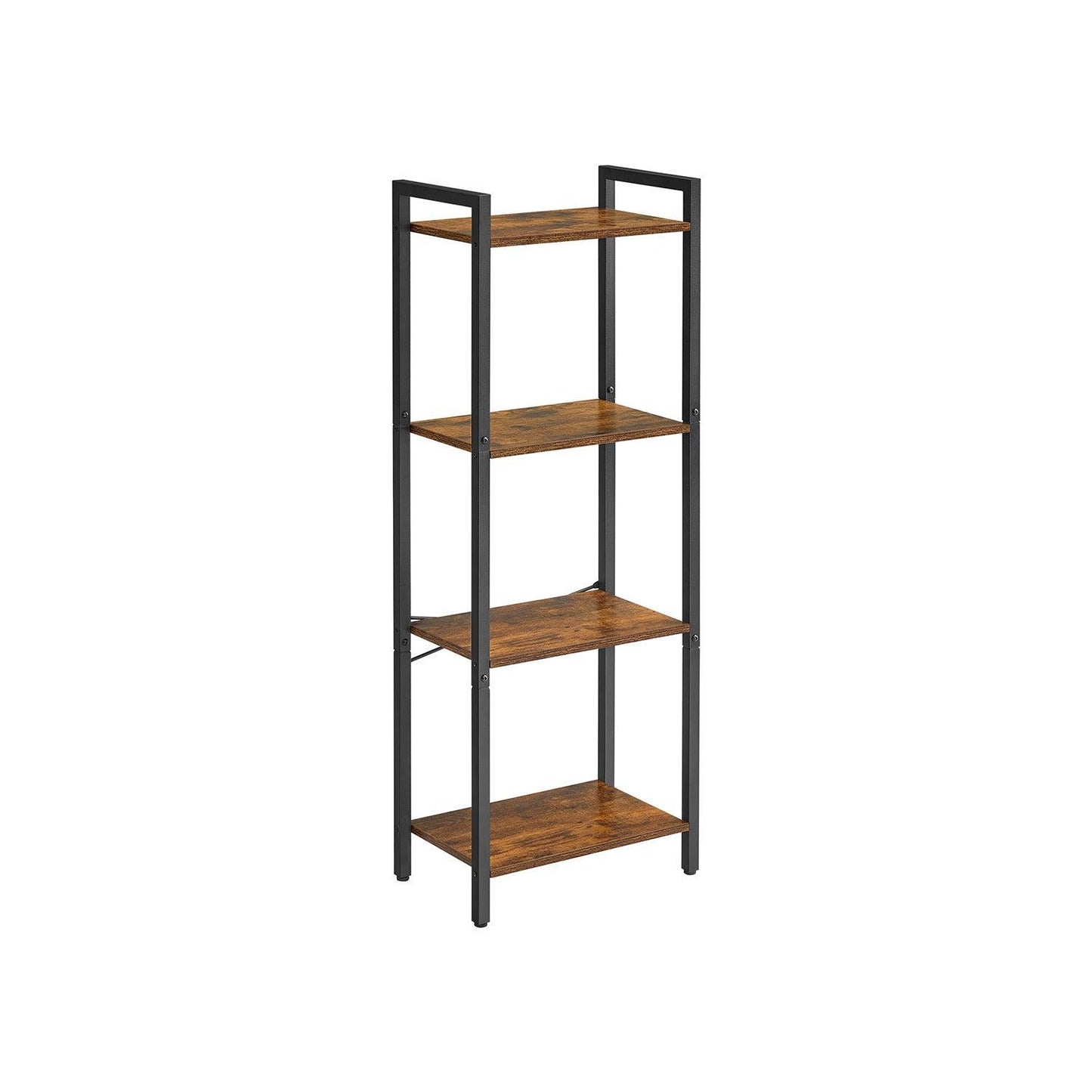4-Tier Bookshelf Industrial Style FredCo