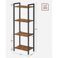 4-Tier Bookshelf Industrial Style FredCo