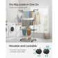 4-Tier Clothes Drying Rack Stand FredCo
