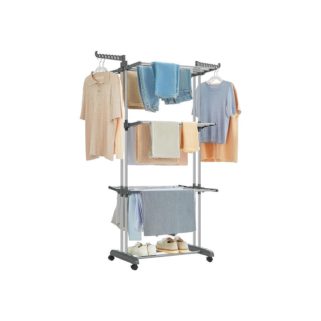 4-Tier Clothes Drying Rack Stand FredCo