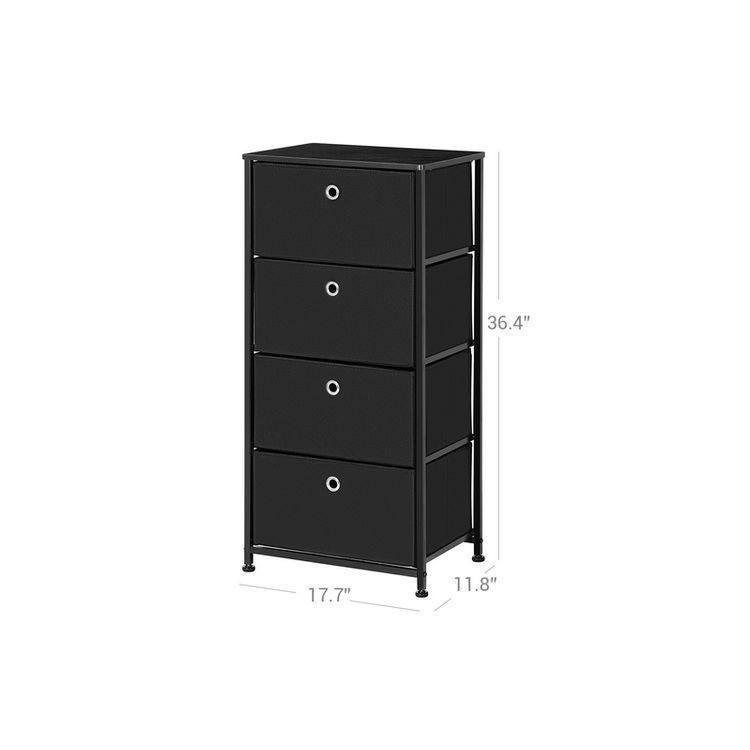 4 Tier Fabric Dresser FredCo