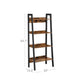 4-Tier Home Office Bookshelf FredCo