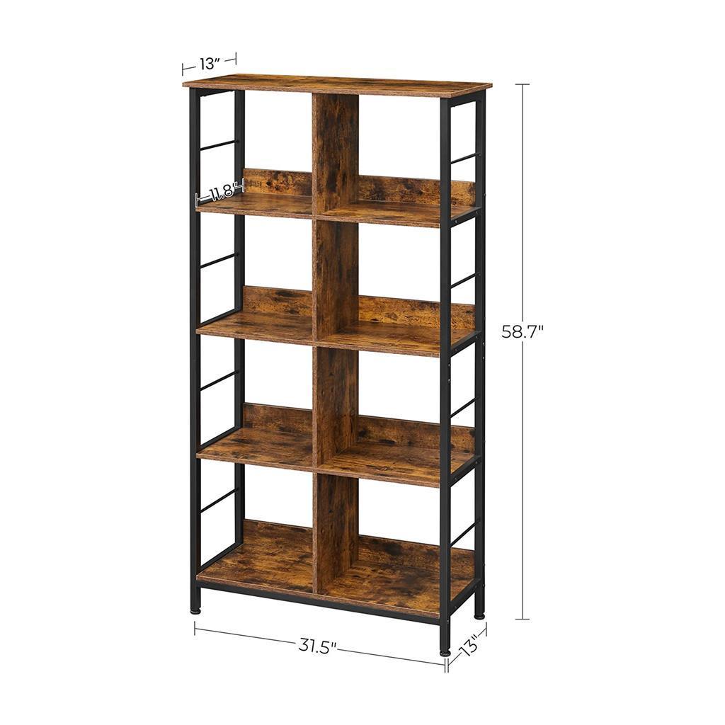 4 Tier Industrial Bookshelf FredCo