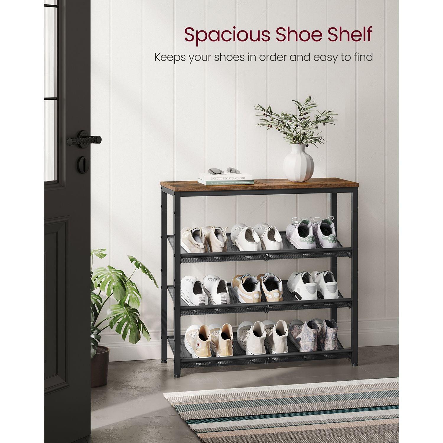 4-Tier Shoe Rack FredCo