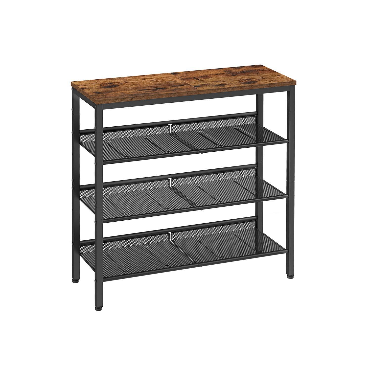 4-Tier Shoe Rack FredCo